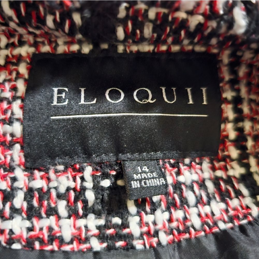 ELOQUII Tweed Fit and Flare Dress Suit - Size 14‎ - Picture 10 of 11